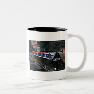Caneca De Café Em Dois Tons Canal Boat