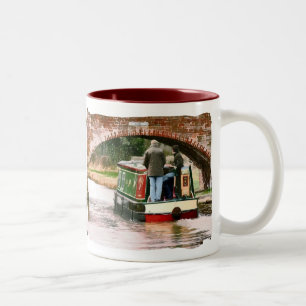 CANECA DE CAFÉ EM DOIS TONS CANAL BOATS UK