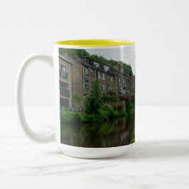 Caneca De Café Em Dois Tons Canal de Rochdale, Luddendenfoot