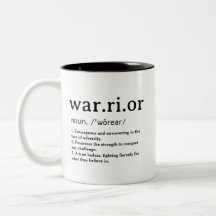Cancer Warrior Definition Mug