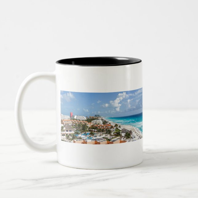 Caneca De Café Em Dois Tons Cancun (Esquerda)