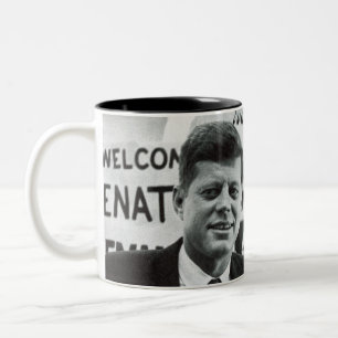 Caneca De Café Em Dois Tons Candidato Kennedy