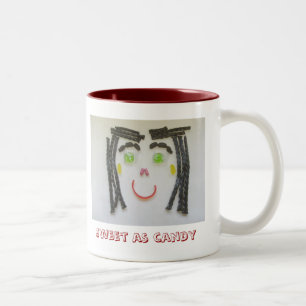 Caneca De Café Em Dois Tons Candy Girl Mug