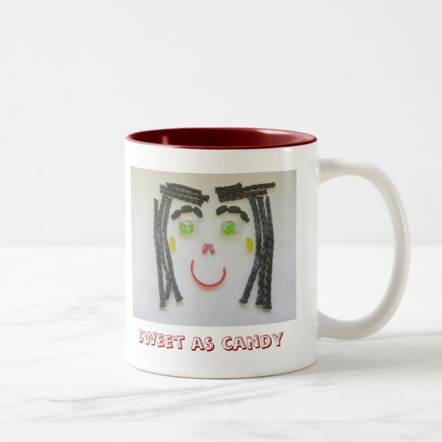 Caneca De Café Em Dois Tons Candy Girl Mug (Direita)