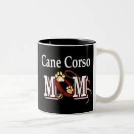Caneca De Café Em Dois Tons Cane Corso Dog MOM