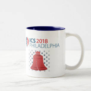 Caneca De Café Em Dois Tons Caneca 2018 do tom do ICS Philadelphfia dois