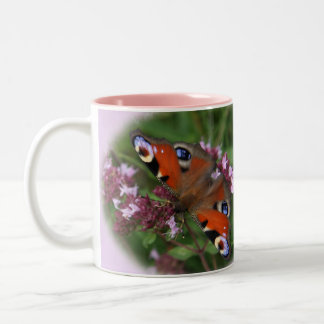 Caneca De Café Em Dois Tons Caneca-borboleta
