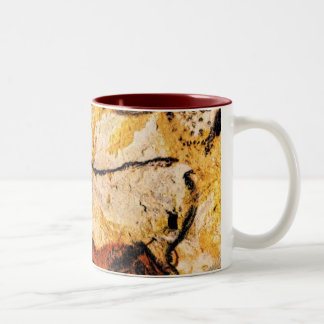 Caneca De Café Em Dois Tons caneca, caverna, lascaux