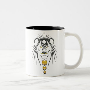 Caneca De Café Em Dois Tons caneca cerâmica de cabeça de tigre em dois tons