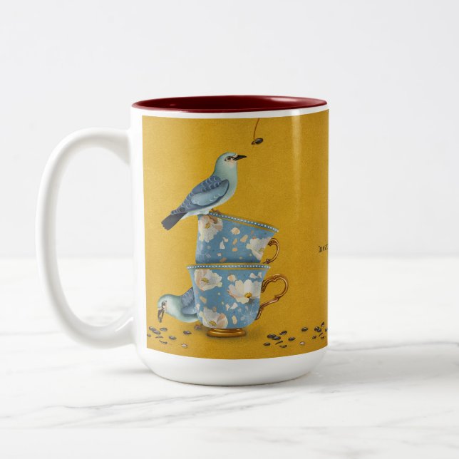 Caneca De Café Em Dois Tons Caneca Chá para Dois (Esquerda)