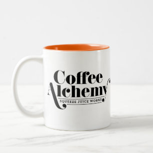 Caneca De Café Em Dois Tons Caneca da alquimia do café