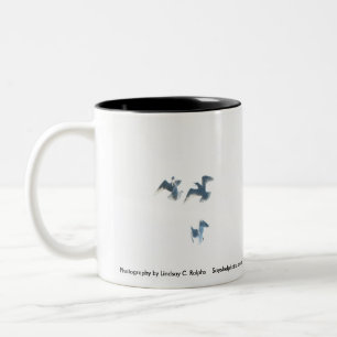 Caneca De Café Em Dois Tons Caneca da liberdade em vôo
