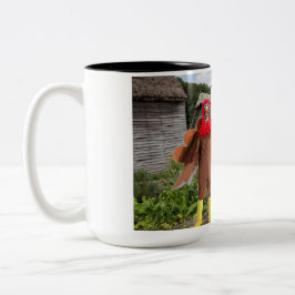 Caneca De Café Em Dois Tons caneca de 2 tons de 15 oz. Feliz Dia de Ação de Gr