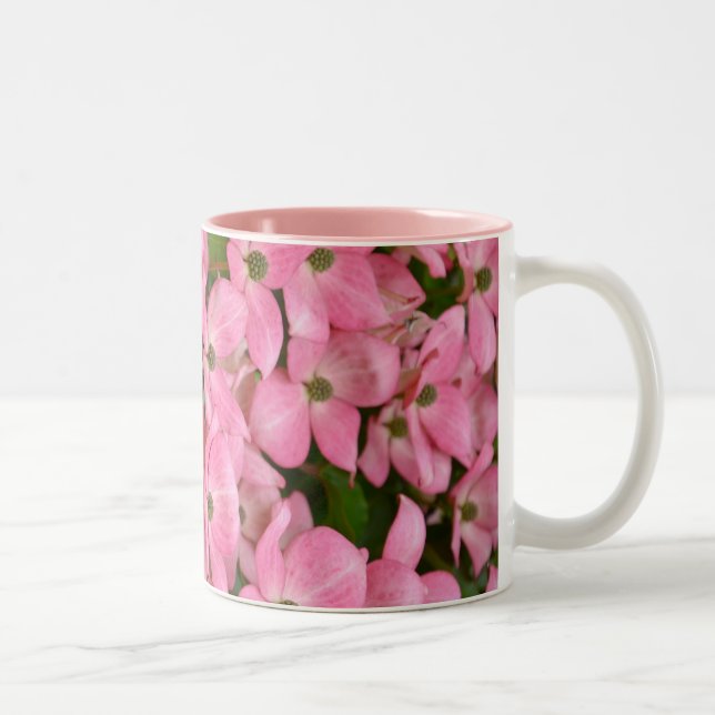 Caneca De Café Em Dois Tons Caneca-de-café-dogwood-rosa (Direita)