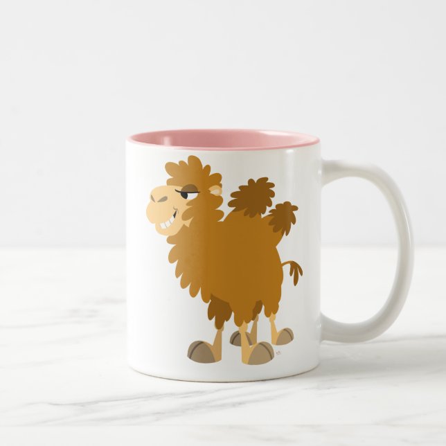 Caneca De Café Em Dois Tons Caneca De Camelo De Dois Bicos De Hump (Direita)