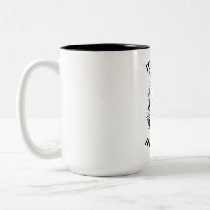 Caneca De Café Em Dois Tons Caneca de Coruja Descarada em Duas Cores Presente 