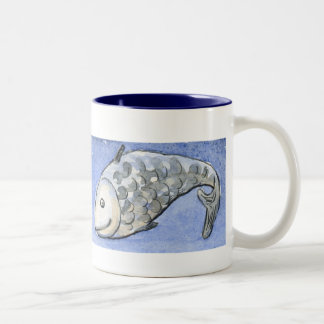 Caneca De Café Em Dois Tons Caneca de dois peixes