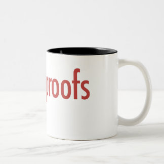 Caneca De Café Em Dois Tons Caneca de Instaproofs - tom dois pequeno-