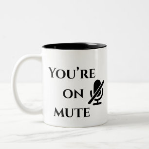 Caneca De Café Em Dois Tons Caneca de Sobrevivência para Escritório em Casa “V