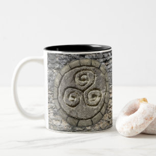 Caneca De Café Em Dois Tons Caneca, Desenho de Religião do Velho Mundo