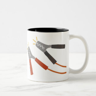 Caneca De Café Em Dois Tons caneca do cabo de ligação em ponte