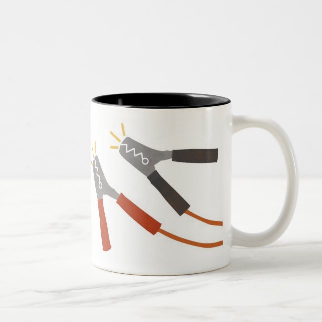 Caneca De Café Em Dois Tons caneca do cabo de ligação em ponte (Direita)