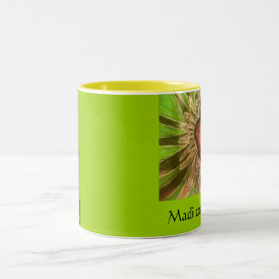CANECA DE CAFÉ EM DOIS TONS "CANECA DO DIA ENSOLARADO"