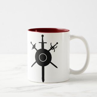 Caneca De Café Em Dois Tons Caneca do escritório do tom do logotipo dois de
