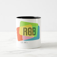 Caneca do RGB dos povos amigáveis em NAPP