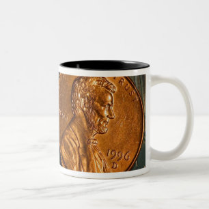 Caneca De Café Em Dois Tons Caneca do valor dos meus dois centavos