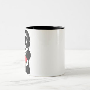 Caneca De Café Em Dois Tons Caneca dois tons Panda