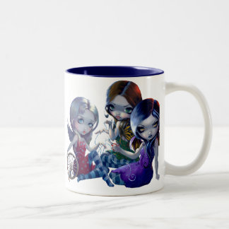 Caneca De Café Em Dois Tons "Caneca dos três destinos"