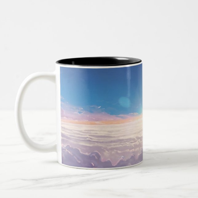 Caneca De Café Em Dois Tons Caneca em Dois Tons (Esquerda)
