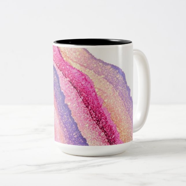 Caneca De Café Em Dois Tons Caneca em Dois Tons (Frente Esquerda)