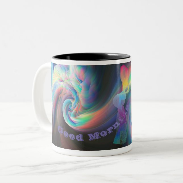 Caneca De Café Em Dois Tons Caneca em Dois Tons (Frente Esquerda)