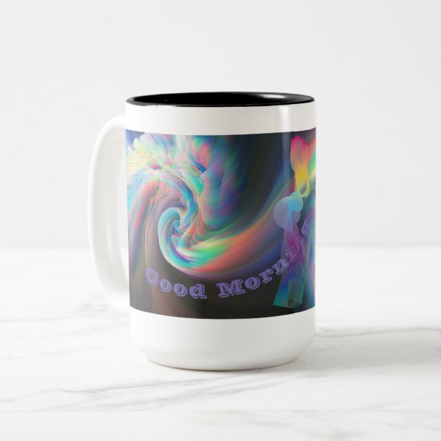 Caneca De Café Em Dois Tons Caneca em Dois Tons (Frente Esquerda)