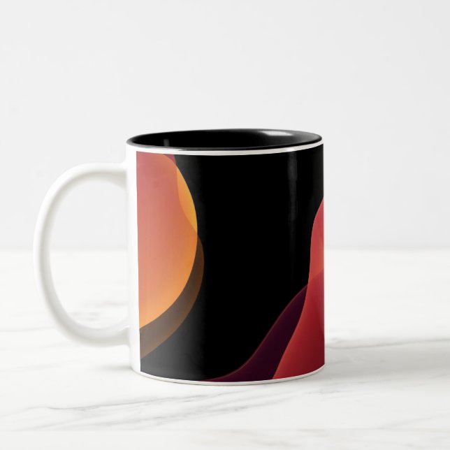 Caneca De Café Em Dois Tons Caneca em Dois Tons (Esquerda)