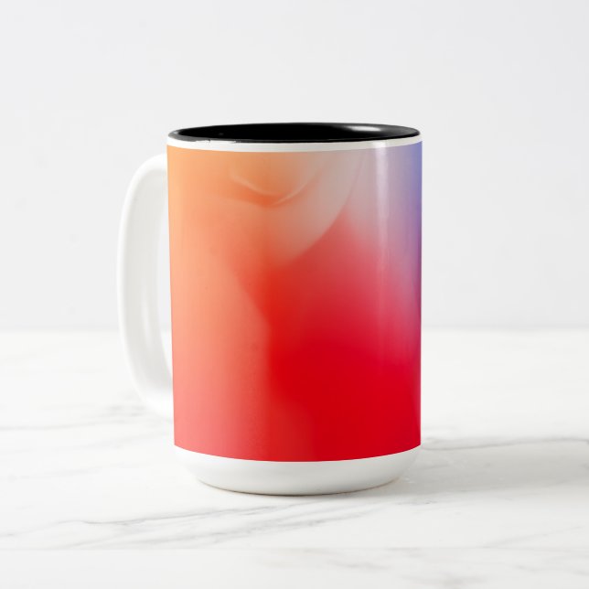 Caneca De Café Em Dois Tons Caneca em Dois Tons (Frente Esquerda)