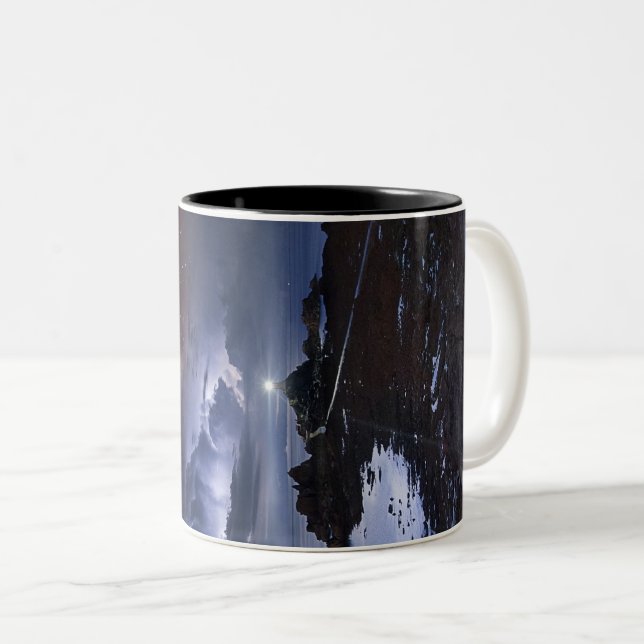 Caneca De Café Em Dois Tons Caneca em Dois Tons (Frente Esquerda)
