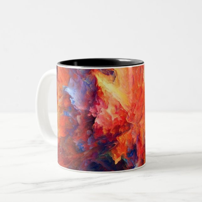 Caneca De Café Em Dois Tons Caneca em Dois Tons (Frente Esquerda)