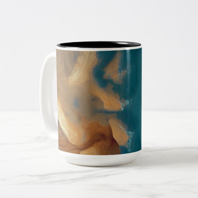 Caneca De Café Em Dois Tons Caneca em Dois Tons (Frente Esquerda)