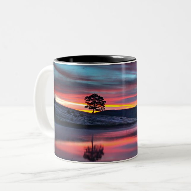 Caneca De Café Em Dois Tons Caneca em Dois Tons (Frente Esquerda)