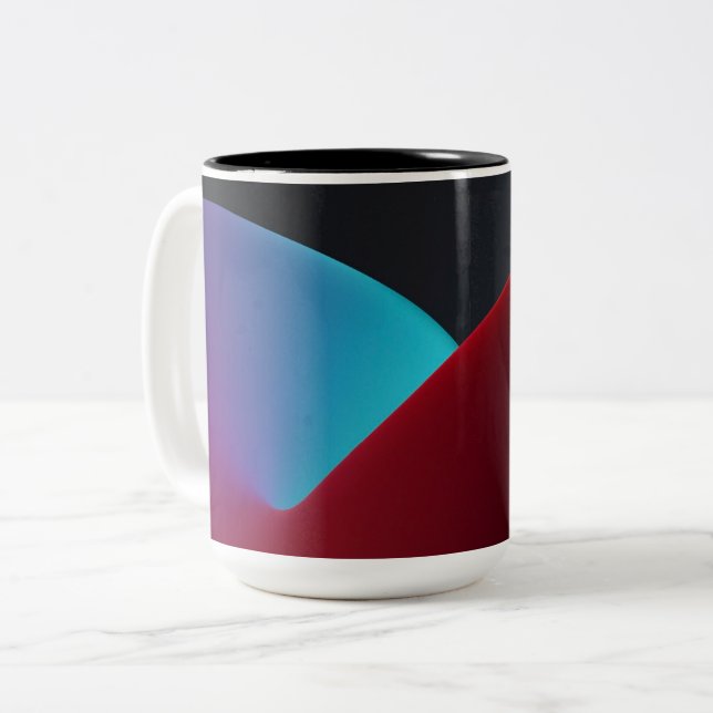 Caneca De Café Em Dois Tons Caneca em Dois Tons (Frente Esquerda)