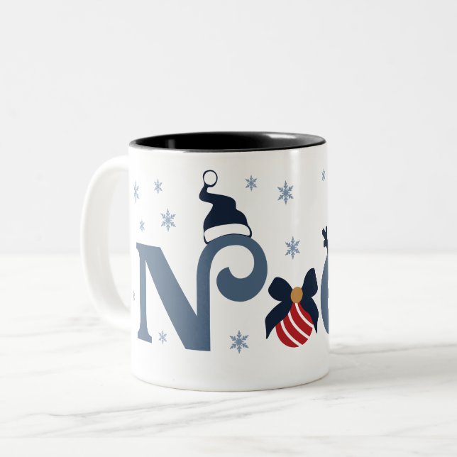 Caneca De Café Em Dois Tons Caneca em Dois Tons (Frente Esquerda)