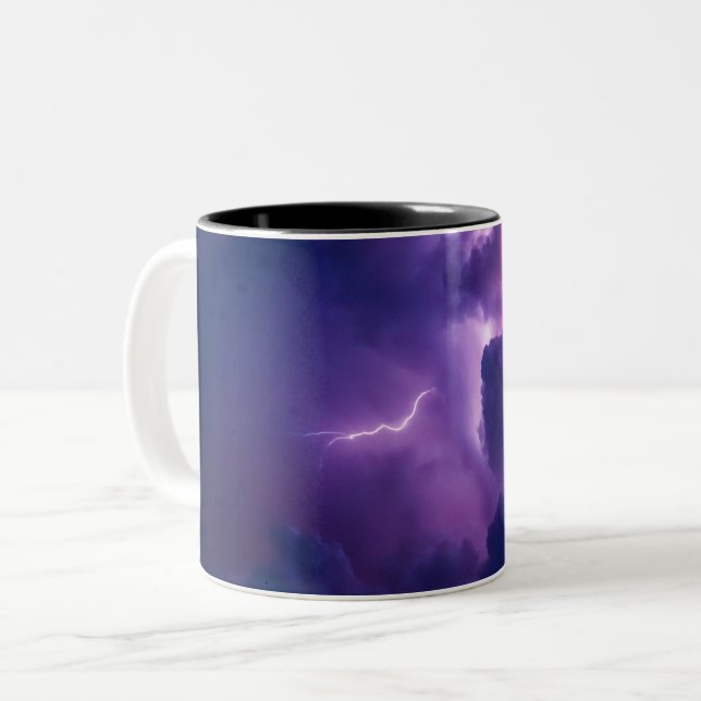 Caneca De Café Em Dois Tons Caneca em Dois Tons (Frente Esquerda)