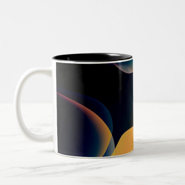 Caneca De Café Em Dois Tons Caneca em Dois Tons (Esquerda)