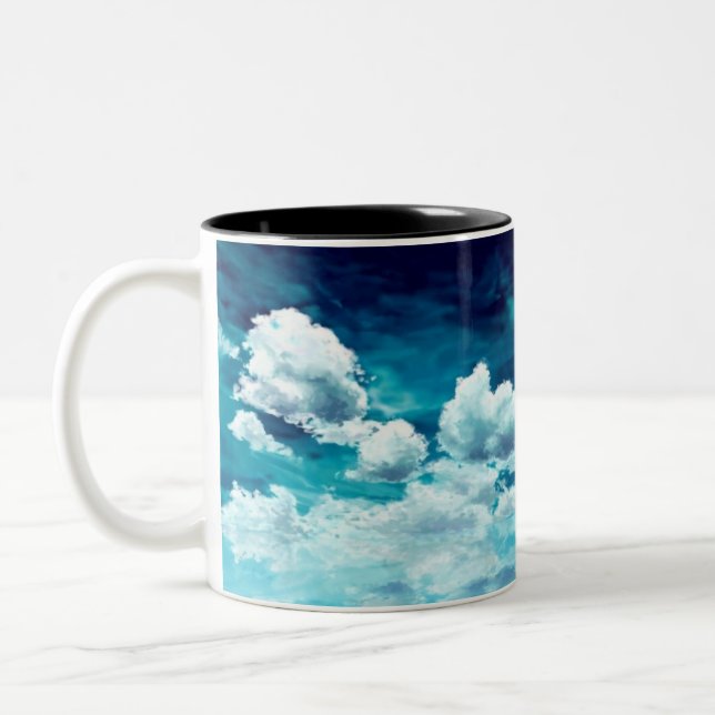 Caneca De Café Em Dois Tons Caneca em Dois Tons (Esquerda)