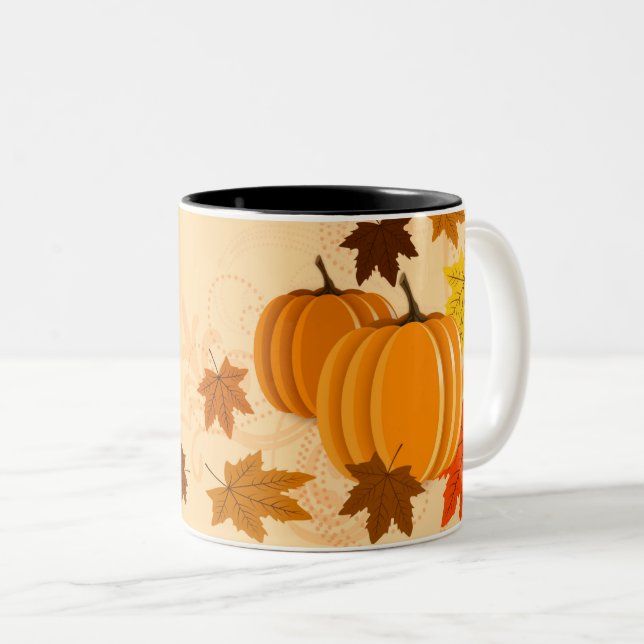 Caneca De Café Em Dois Tons Caneca em Dois Tons (Frente Esquerda)