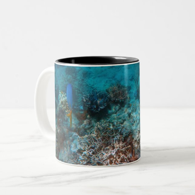 Caneca De Café Em Dois Tons Caneca em Dois Tons (Frente Esquerda)