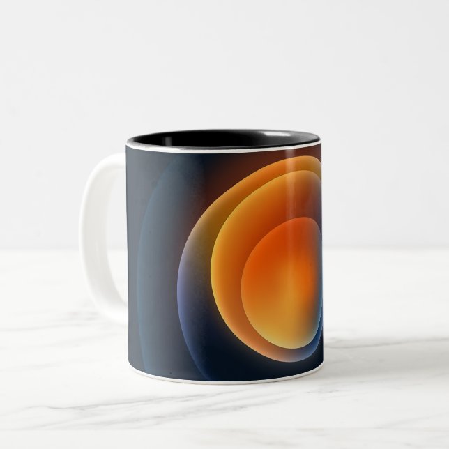 Caneca De Café Em Dois Tons Caneca em Dois Tons (Frente Esquerda)